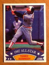 1988 Score Box Cards #1 Terry Kennedy