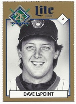 1994 Team Issue Milwaukee Brewers Miller Brewing #50 Dave LaPoint