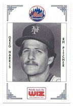 1991 Team Issue New York Mets WIZ #161 Greg A. Harris