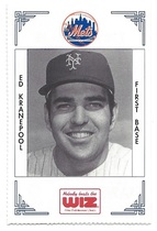 1991 Team Issue New York Mets WIZ #220 Ed Kranepool