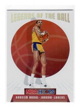 2019 Panini NBA Hoops Legends of the Ball #8 Kareem Abdul-Jabbar