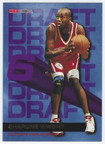 1994 NBA Hoops Draft Redemption #6 Sharone Wright