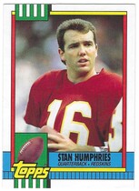 1990 Topps Traded #71 Stan Humphries