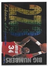1994 NBA Hoops Big Numbers Rainbow #3 Hakeem Olajuwon