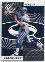 1998 Upper Deck Choice Starquest/Rookquest Blue 1 Star #11 Troy Aikman|Shaun Williams