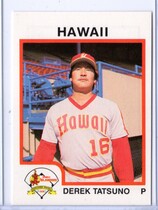 1987 ProCards Hawaii Islanders #5 Derek Tatsuno