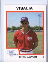 1987 ProCards Visalia Oaks #13 Chris Calvert