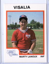 1987 ProCards Visalia Oaks #23 Marty Lanoux