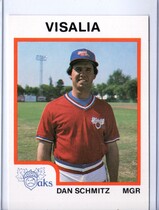 1987 ProCards Visalia Oaks #25 Dan Schmitz