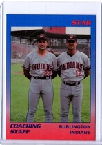 1989 Star Burlington Indians #28 Mark Oestreich|Stan Hilton