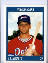 1990 Cal League Visalia Oaks #74 J.T. Bruett