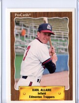 1990 ProCards Edmonton Trappers #521 Karl Allaire