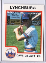 1987 ProCards Lynchburg Mets #18 Dave Gelatt