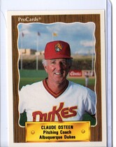 1990 ProCards Albuquerque Dukes #363 Claude Osteen
