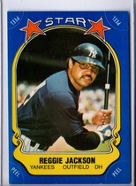 1981 Fleer Star Stickers Checklist #NNO Reggie Jackson
