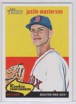 2008 Topps Heritage High Numbers Rookie Performers #RP14 Justin Masterson
