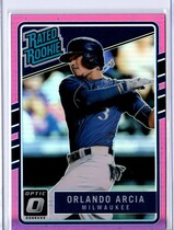 2017 Donruss Optic Pink #44 Orlando Arcia