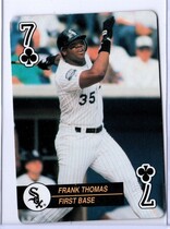 1992 U.S. Playing Cards Major League Baseball Aces #7C Frank Thomas