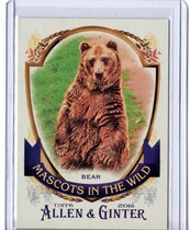 2016 Topps Allen & Ginter Mascots in the Wild #MIW-5 Bear