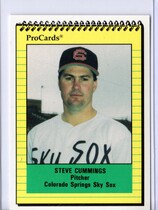 1991 ProCards Colorado Springs Sky Sox #2178 Steve Cummings