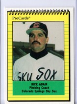 1991 ProCards Colorado Springs Sky Sox #2201 Rick Adair