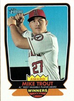 2017 Topps Heritage High Number Award Winners #AW-6 Mike Trout