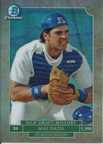 2016 Bowman Draft Picks and Prospects MLB Draft History Refractor #MLBD-MP Mike Piazza