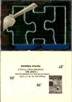 1991 Leaf Harmon Killebrew Puzzle #25 Killebrew Puzzle