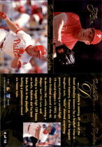 1994 Flair Outfield Power #4 Lenny Dykstra