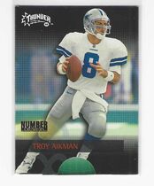 1998 SkyBox Thunder Number Crushers #1NC Troy Aikman