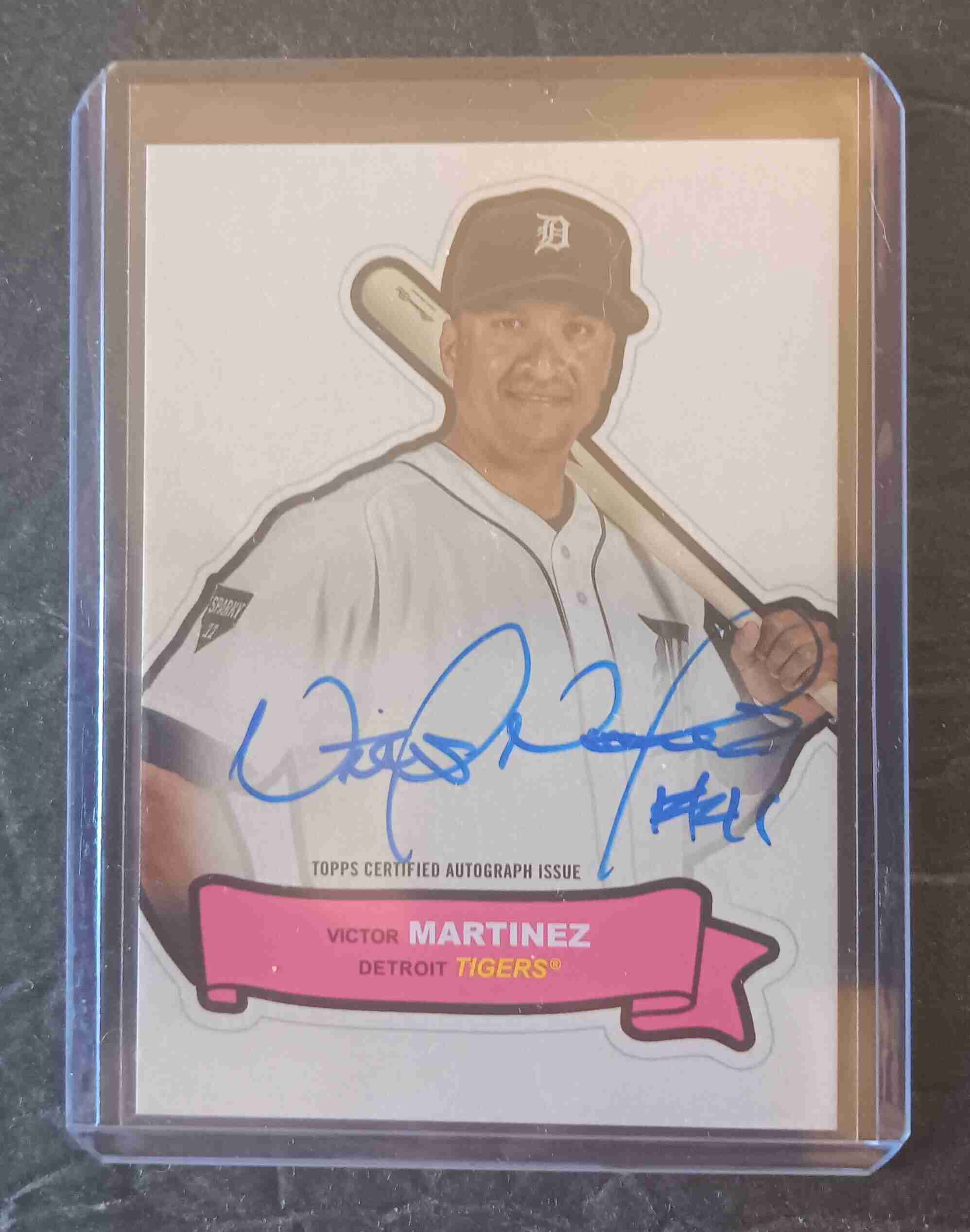 Sportlots Auctions Topps Archives Victor Martinez Autograh Card