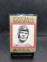 1985 Football Immortals #10 Cliff Battles