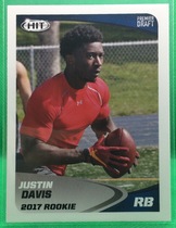 2017 SAGE Hit Premier Draft High Series #72 Justin Davis