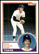 1983 Topps Base Set #562 Dave Rozema