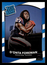 2017 Donruss Base Set #340 Donta Foreman