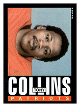 1985 Topps Base Set #322 Tony Collins