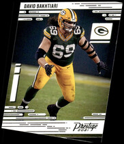 2021 Panini Prestige #102 David Bakhtiari