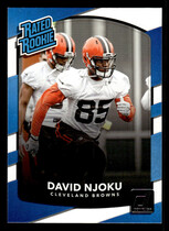 2017 Donruss Base Set #314 David Njoku