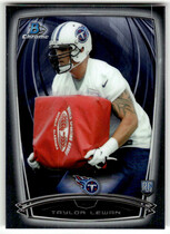 2014 Bowman Chrome #128 Taylor Lewan