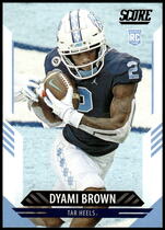 2021 Score Base Set #384 Dyami Brown