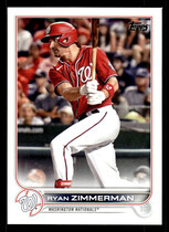 2022 Topps Base Set #296 Ryan Zimmerman