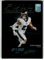 2024 Donruss Elite Full Throttle Green #10 Sydney Brown