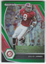 2021 Panini Prizm Draft Picks Green Prizm #55 Julio Jones