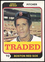 1974 Topps Traded #151 Diego Segui