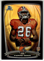 2014 Bowman Chrome Black Refractor #222 Pierre Desir