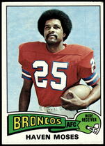 1975 Topps Base Set #17 Haven Moses