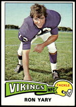 1975 Topps Base Set #433 Ron Yary