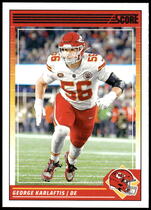 2024 Score Base Set #141 George Karlaftis