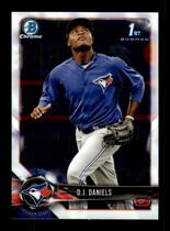 2018 Bowman Chrome Prospects #BCP193 D.J. Daniels