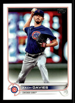 2022 Topps Base Set Series 2 #459 Zach Davies